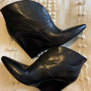 Nine West wedge booties